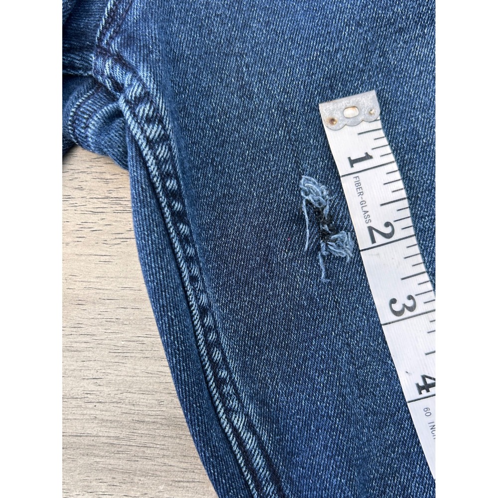 Old Navy Rockstar Super Skinny Jeans Extra High Rise Button Fly Dark Wash 12 - Picture 6 of 8